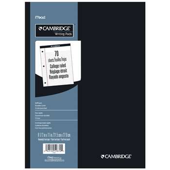 Pad Legal Cambridge White 70 Ct 8 1/2 X 11 3/4 Coll Rule 3 Hole By Mead Products