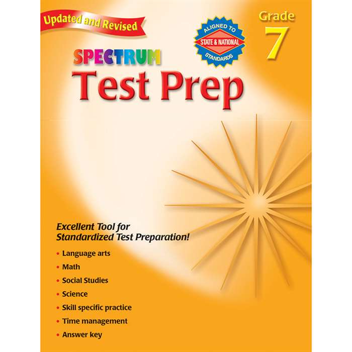 Spectrum Test Prep Gd 7, MGH0769686273