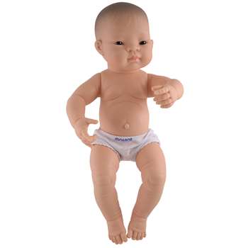 Asian Boy Anatomically Correct Newborn Doll By Miniland Educational