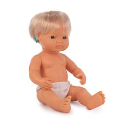 Baby Doll Caucasian Girl Hearing Aid, MLE31114