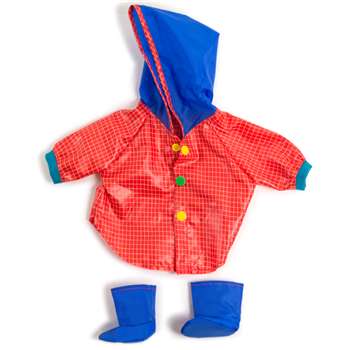Doll Clothes Rain Coat & Boots, MLE31556