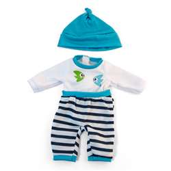 Doll Clothes Turquoise Pajamas, MLE31631