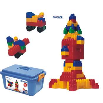 Blocks 120Pc Set By Miniland Educational