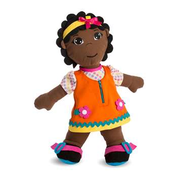 Fastening Dolls African Girl Multicultural, MLE96318