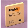 Notes Post It Yellow Sold As Pack 3x3, MMM654YW