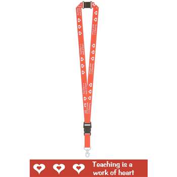 Teacher Lanyards Teaching Is A Work Of Heart By Get Ready Kids