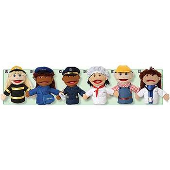 Multi Ethnic Career Puppet 6 Set Of All Career Puppets By Marvel Education