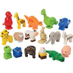 Animals For Prek Sized Bldng Blocks, MTC607