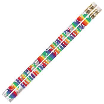 Birthday Blitz 12Pk Motivational Fun Pencils By Musgrave Pencil