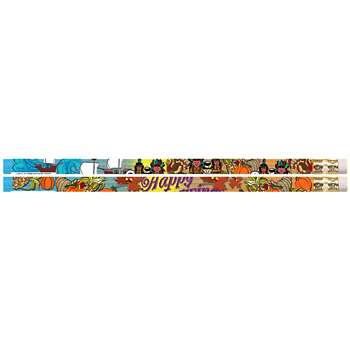 Thanksgiving Glitz 12Pk Motivational Fun Pencils By Musgrave Pencil