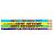 12 Pack Happy Birthday Wishes Pencil - MUS2217D