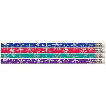 Snowflake Blitz Pencil Assortment Pack Of 12 By Musgrave Pencil