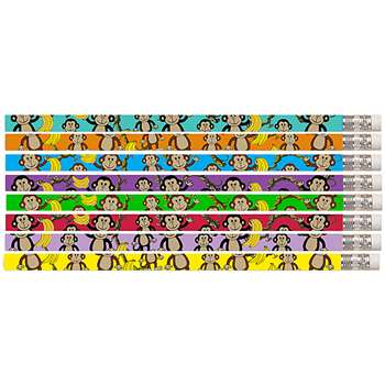 Dancin Monkey 12Pk Motivational Fun Pencils By Musgrave Pencil