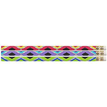 Geometric Glitz Pencils 12Pk, MUS2542D