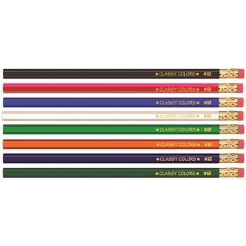 Musgrave No 2 Dozen Wood Case Hex Pencils Assorted Colors By Musgrave Pencil