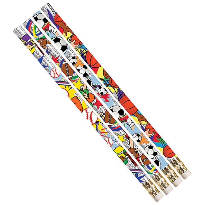 Sport Pizzazz Assortment 12Pk Pencils By Musgrave Pencil