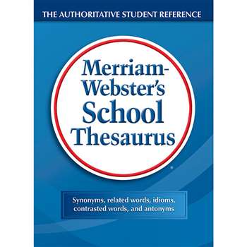 Merriam Websters School Thesaurus Hardcover By Merriam-Webster