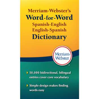 Merriam Websters Spanish English English Spanish D, MW-2970