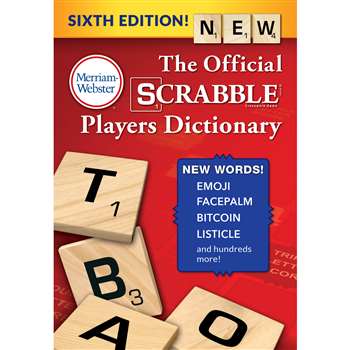 Official Scrabble Players Dictionry 6Th Ed Hardcov, MW-4226