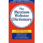 The Merriam Webster Paperback Dictionary 4 3/16x6 , MW-930