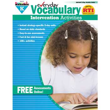 Everyday Intervention Activities For Vocabulary Gr K By Newmark Learning