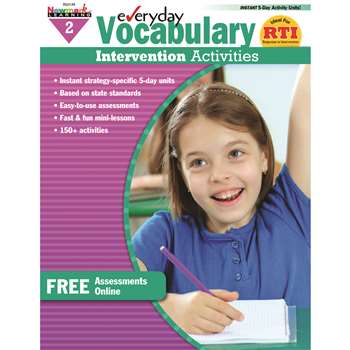 Everyday Vocabulary Gr 2 Intervention Activities By Newmark Learning