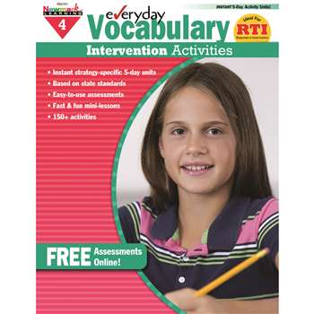 Everyday Vocabulary Gr 4 Intervention Activities By Newmark Learning