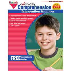 Everyday Comprehension Gr 4 Intervention Activities By Newmark Learning