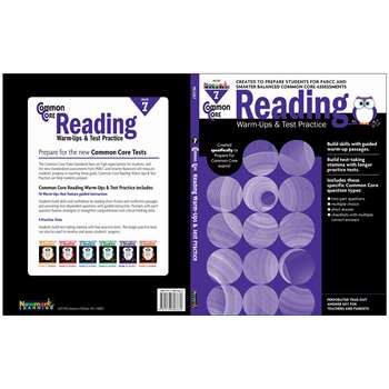 Shop Common Core Reading Gr 7 Warmups & Test Practice - Nl-2267 By Newmark Learning