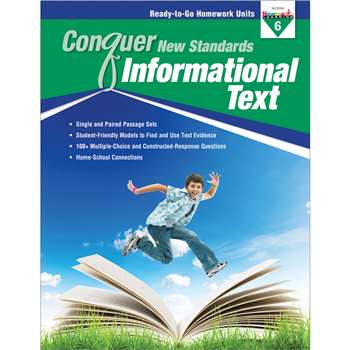 Conquer New Standards Informational Text Gr 6, NL-3594