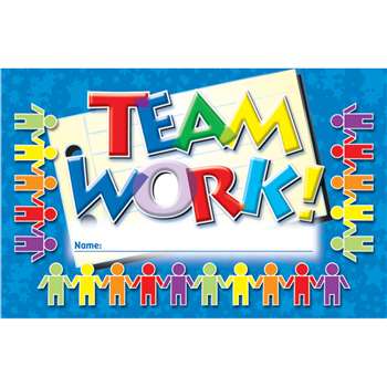 Incentive Punch Cards Teamwork 36/Pk By North Star Teacher Resource