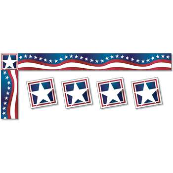 Stars & Stripes Trimmer All Around The Board, NST4244