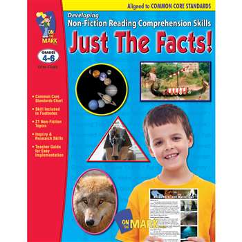 Shop Just The Facts Gr 4-6 Developing Non Fiction Reading Comp Skills - Otm14289 By On The Mark Press