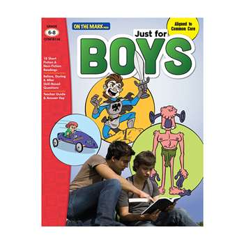 Just For Boys Gr 6-8 Reading Comprehension, OTM18134