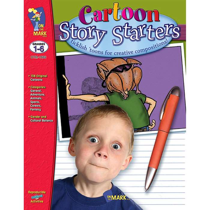 Cartoon Story Starters Gr 1-6 By On The Mark Press