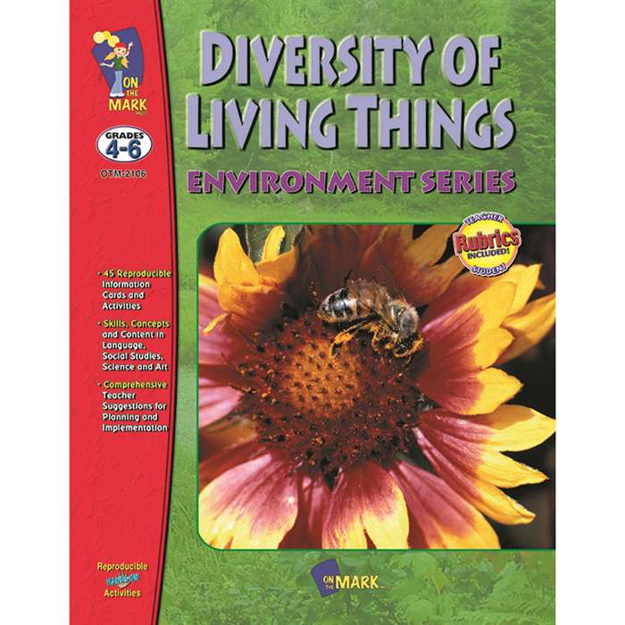 Diversity Of Living Things Gr 4-6 By On The Mark Press