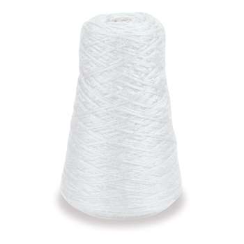 4 Ply Rug Yarn Refill Cone White, PAC0002401