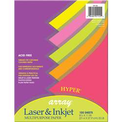 Array Multipurpose 100Sht Hyper Colors 20Lb Paper By Pacon
