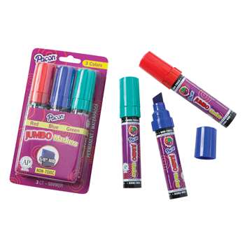 Jumbo Markers Assorted Colors, PAC1660