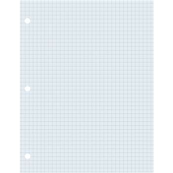 Graphing Paper Wht 2 Sided 500 Shts, PAC2414