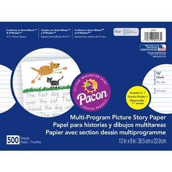 Picture Story Paper 500 Sht 12 X 9 5/8 In Long Rule By Pacon