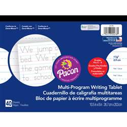 Writing Paper 40 Sht 10.5 X 8 1 1/8 In Rule By Pacon