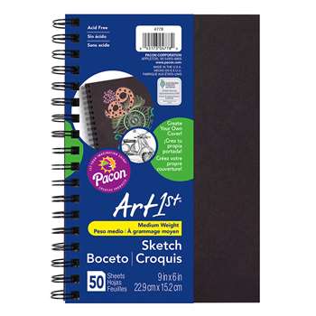 Sketch Diary Chip Cover 9X6 Black, PAC4778