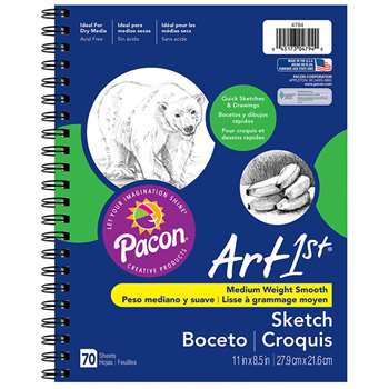 Art1St Sketch Diary 11 X 8 1/2 White 50Lb By Pacon