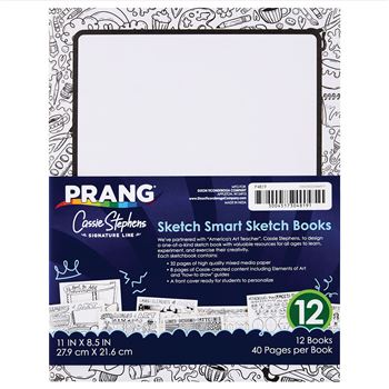 Prang Sketch Smart Books 12/Pk, PAC4819