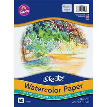 Art1St Watercolor Paper 140lb 9X12, PAC4943