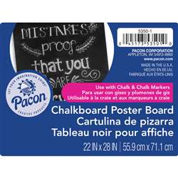 Chalkboard Poster Board 25 Sheets, PAC53501