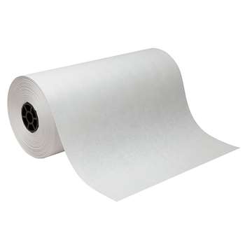 White Kraft Paper 18 Wide Roll By Pacon