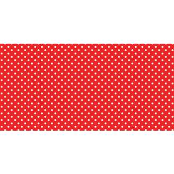 Fadeless 48X50Ft Classic Dots Red Design Roll, PAC57405