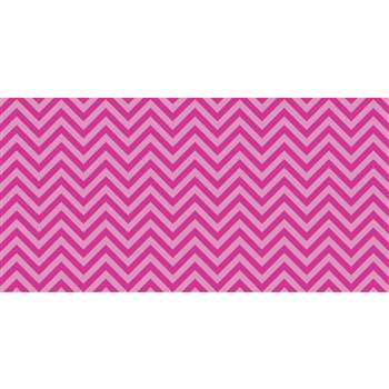 Fadeless 48X50Ft Pink Chevron Design Roll, PAC57705